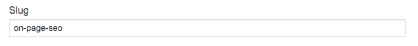 seo-slug
