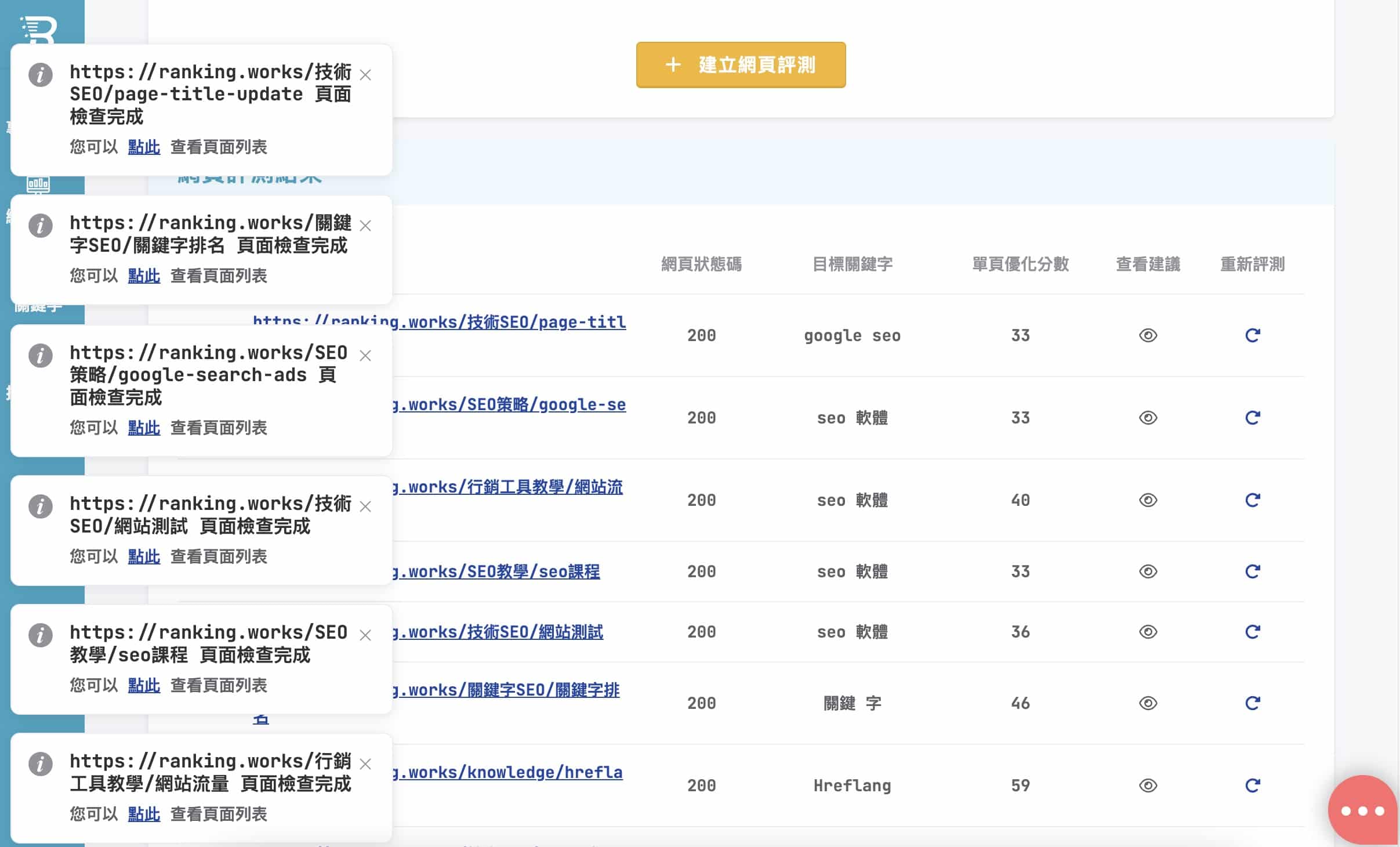 seochecker-頁面檢查完成