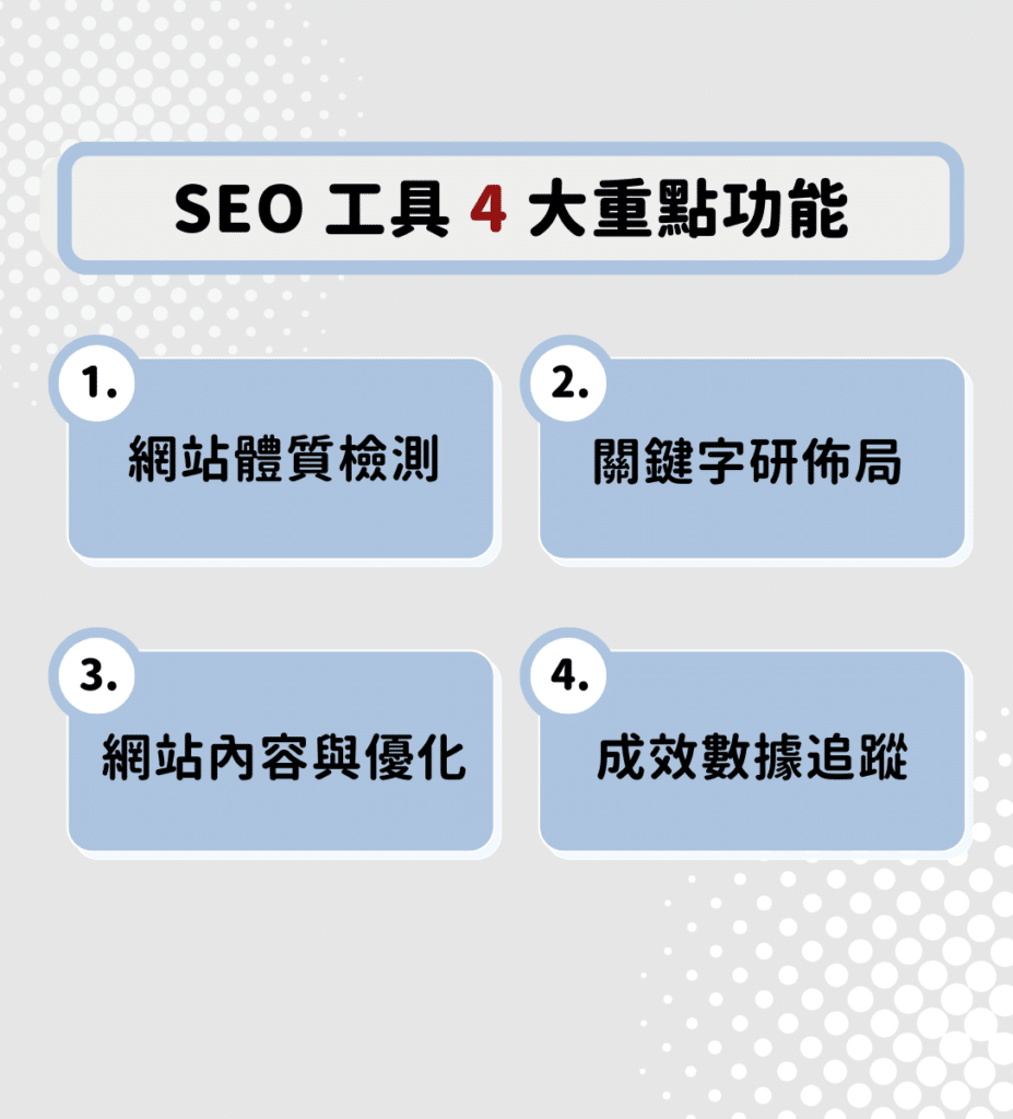 SEO軟體4大功能
