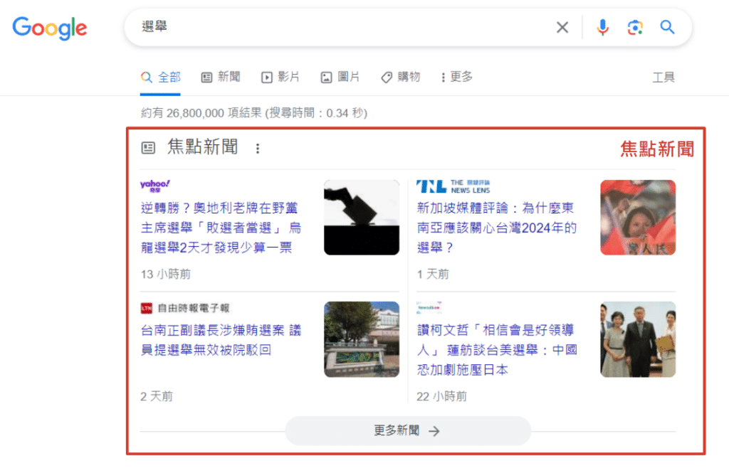自然搜尋結果_焦點新聞
