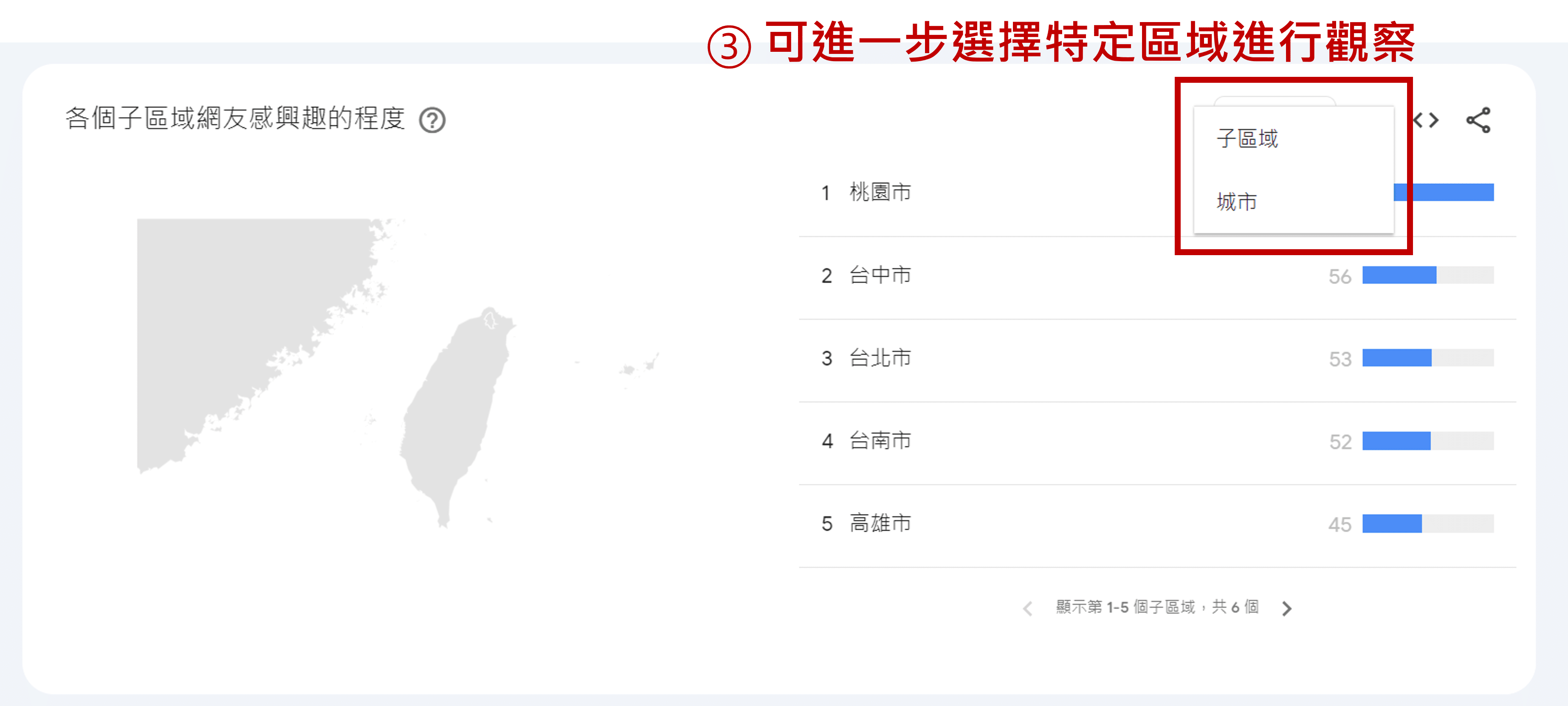 Google Trends 教學步驟